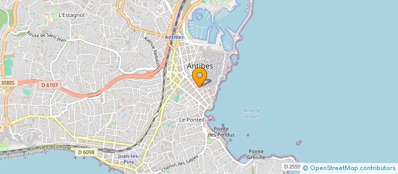 localisation de l'entreprise LAC  ANTIBES