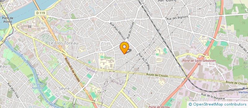 localisation de l'entreprise LAC  ST SEBASTIEN SUR LOIRE