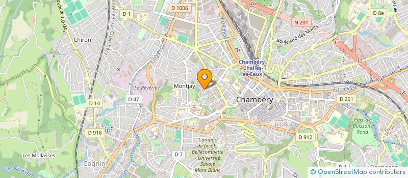 localisation de l'entreprise LAC  CHAMBERY