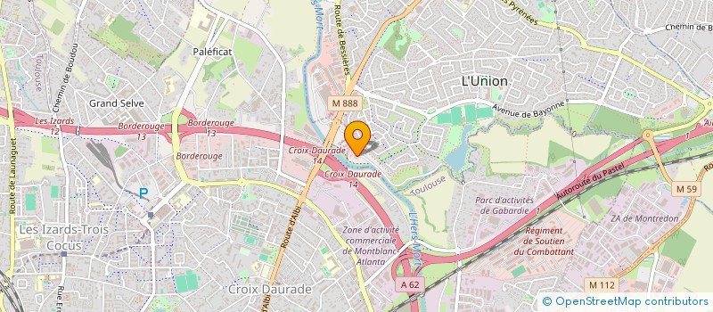 localisation de l'entreprise LAC ASSOCIATION CLUB  L'UNION