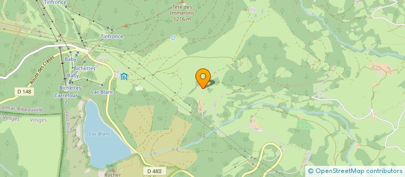 localisation de l'entreprise LAC BLANC PARC D'AVENTURES  ORBEY