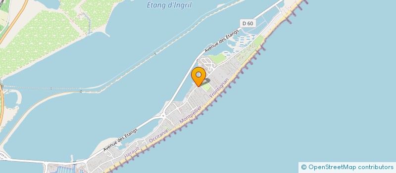 localisation de l'entreprise LAC CONSEIL à FRONTIGNAN