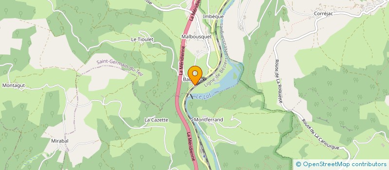 localisation de l'entreprise LAC DE BOOZ  SAINT-GERMAIN-DU-TEIL