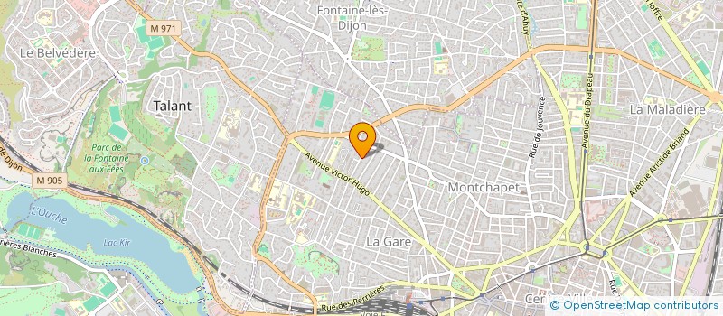 localisation de l'entreprise LAC DE COMO à DIJON