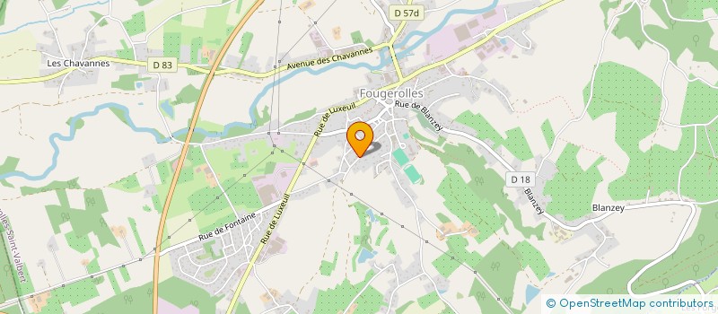 localisation de l'entreprise LAC DE MALPAS  FOUGEROLLES-SAINT-VALBERT