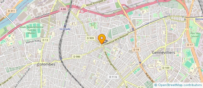 localisation de l'entreprise LAC DECO à ASNIERES-SUR-SEINE