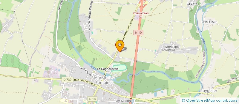 localisation de l'entreprise LAC EN CIEL  MANSLE-LES-FONTAINES