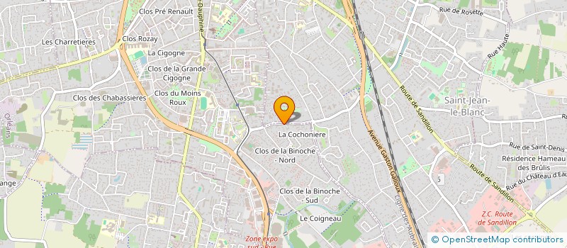 localisation de l'entreprise LAC HOLDING à ORLEANS