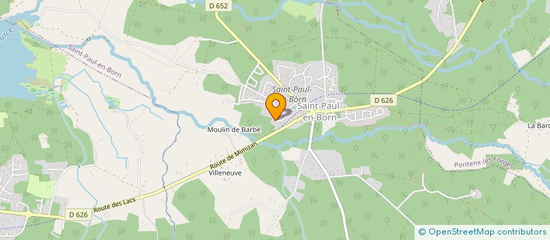 localisation de l'entreprise LAC IMMO  SAINT-PAUL-EN-BORN