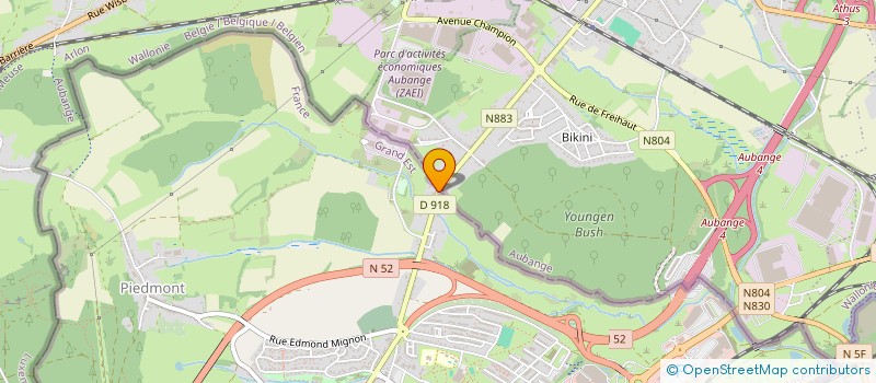 localisation de l'entreprise LAC INVEST SAS  MONT SAINT MARTIN