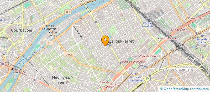 localisation de l'entreprise LAC NURSES à LEVALLOIS-PERRET