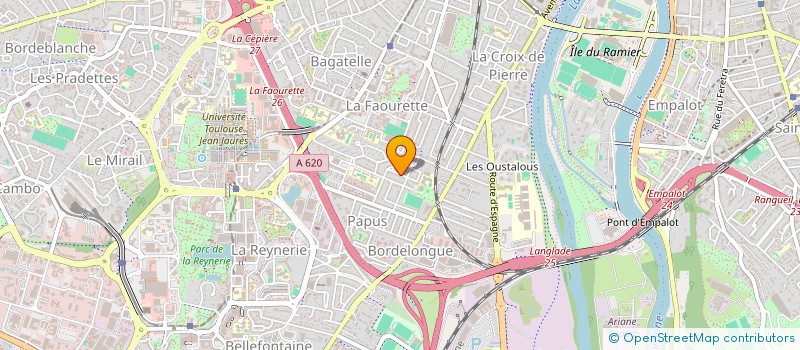 localisation de l'entreprise LAC'SANTE à TOULOUSE