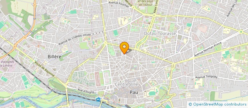 localisation de l'entreprise LACA à PAU