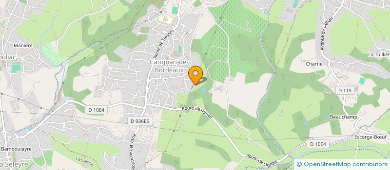 localisation de l'entreprise LACA IMMO  CARIGNAN-DE-BORDEAUX