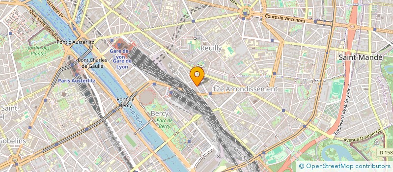 localisation de l'entreprise LACADEE / BEGUIN  PARIS