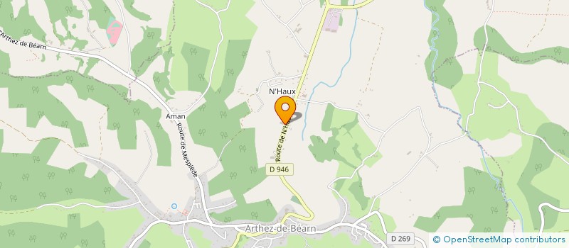 localisation de l'entreprise LACADEE INVESTISSEMENTS à ARTHEZ-DE-BEARN