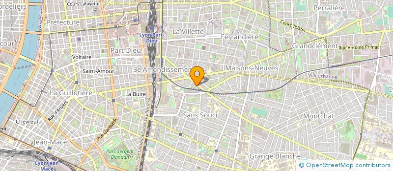 localisation de l'entreprise LACADIS à LYON