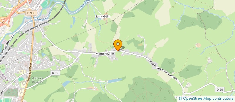 localisation de l'entreprise LACADY  BLANZY