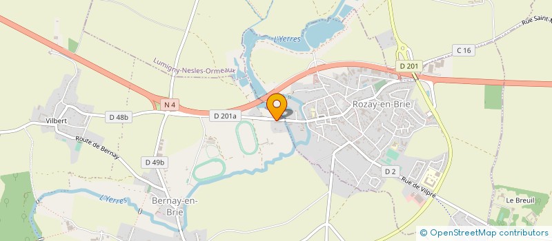 localisation de l'entreprise LACAILLE ENTREPRISES  BERNAY-VILBERT