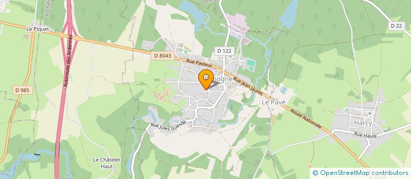 localisation de l'entreprise LACAILLE ET FILS - SOCIETE D'EXPLOITATION à RIMOGNE