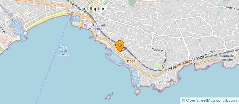 localisation de l'entreprise LACAILLE FORMATION ET CONSEILS à SAINT RAPHAEL