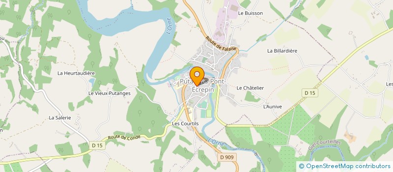localisation de l'entreprise LACAINE FABRICE à PUTANGES-LE-LAC