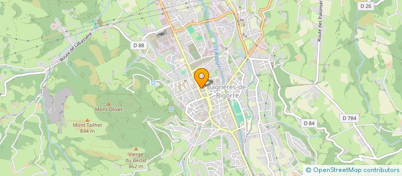 localisation de l'entreprise LACAJU OCEAN  BAGNERES-DE-BIGORRE