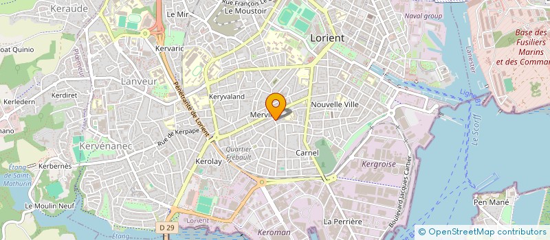 localisation de l'entreprise LACAL  LORIENT