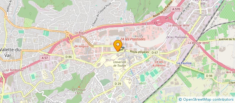 localisation de l'entreprise LACAMA à LA VALETTE-DU-VAR