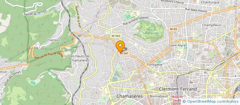 localisation de l'entreprise LACAMAKA  CLERMONT-FERRAND