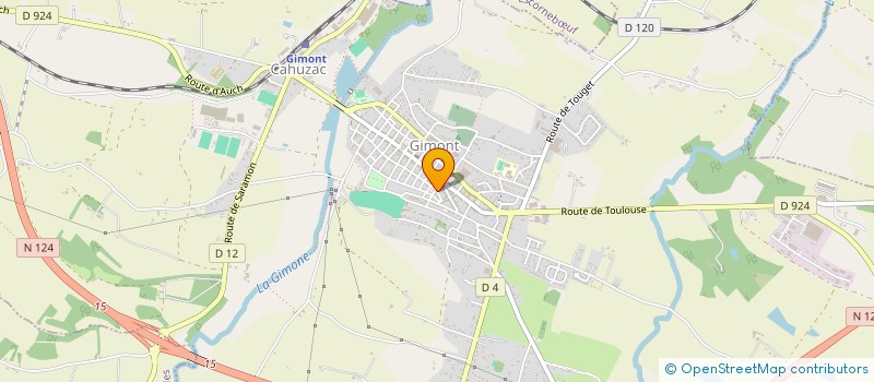 localisation de l'entreprise LACAN MELANIE DANSE  GIMONT