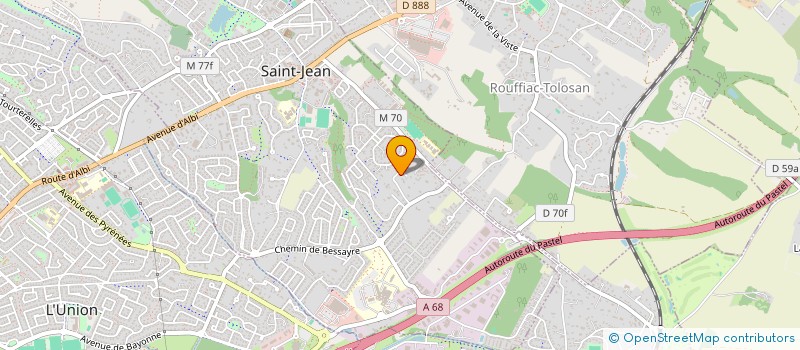 localisation de l'entreprise LACANAL à ST JEAN
