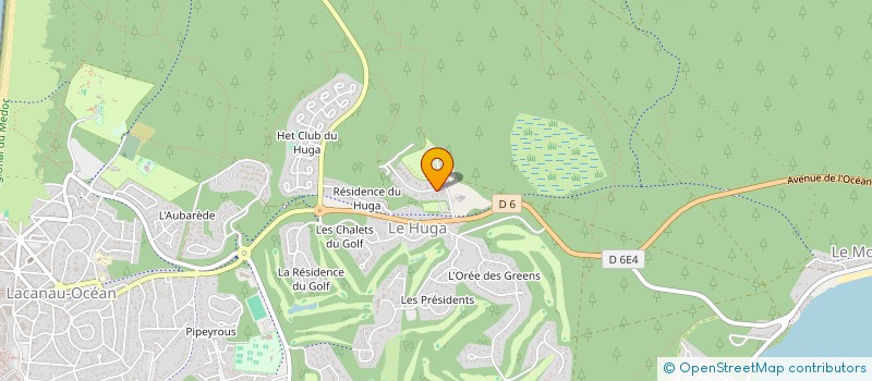 localisation de l'entreprise LACANAU BEACH  LACANAU