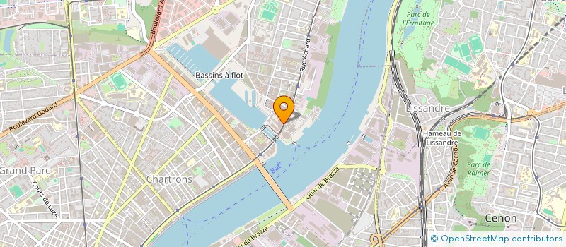 localisation de l'entreprise LACANI à BORDEAUX