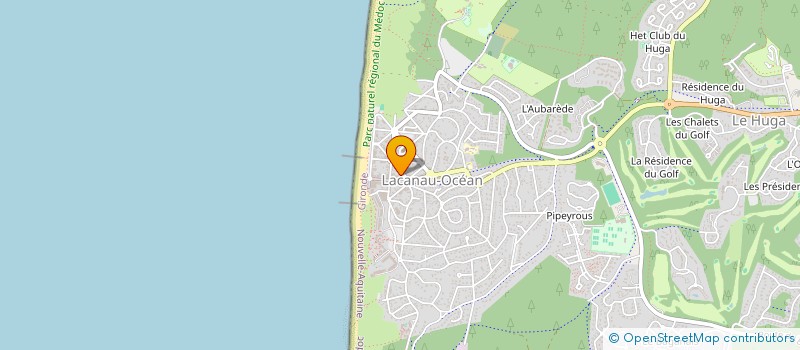 localisation de l'entreprise LACANOLHAYSE CV  LACANAU