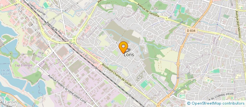 localisation de l'entreprise LACAPA à LONS