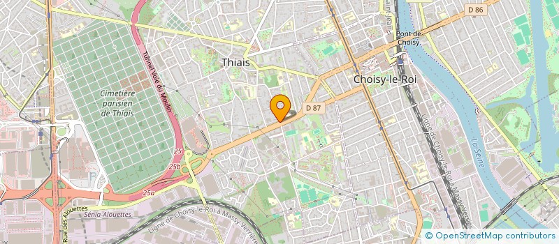 localisation de l'entreprise LACARMANU  THIAIS