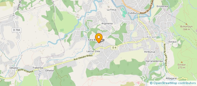 localisation de l'entreprise LACARRA  ASCAIN