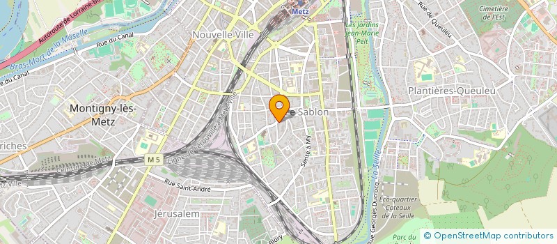 localisation de l'entreprise LACASA  METZ