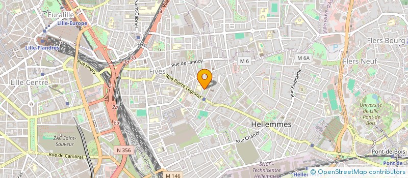 localisation de l'entreprise LACASA à LILLE