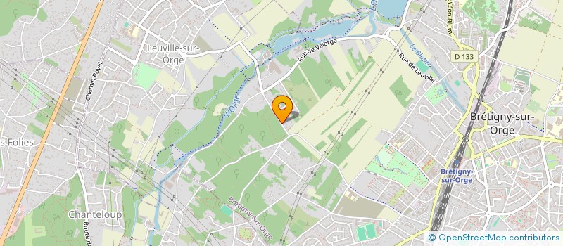 localisation de l'entreprise LACASA 91 à BRETIGNY-SUR-ORGE