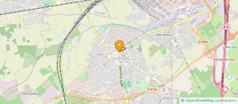 localisation de l'entreprise LACASACO  TOULOUGES