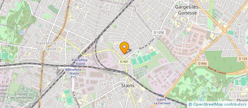 localisation de l'entreprise LACASALOC  STAINS