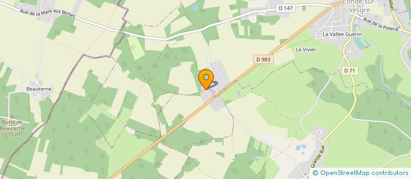 localisation de l'entreprise LACASSAGNE & ASSOCIES  CONDE-SUR-VESGRE