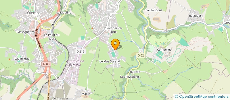 localisation de l'entreprise LACASSAGNE IMMOBILIER  LE MONASTERE