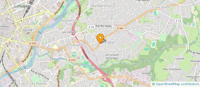 localisation de l'entreprise LACASSAGNE PAPEIX à PANAZOL