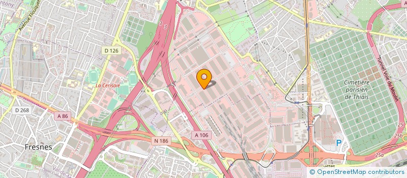 localisation de l'entreprise LACASSAGNE PIERRE S A  CHEVILLY-LARUE