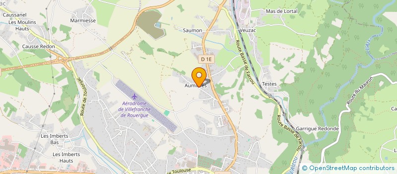 localisation de l'entreprise LACASSAGNE TRAVAUX PUBLICS à VILLEFRANCHE-DE-ROUERGUE