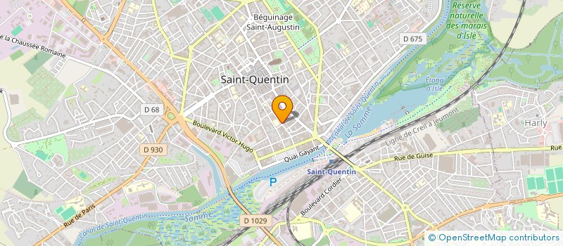localisation de l'entreprise LACAVALCADE  SAINT-QUENTIN