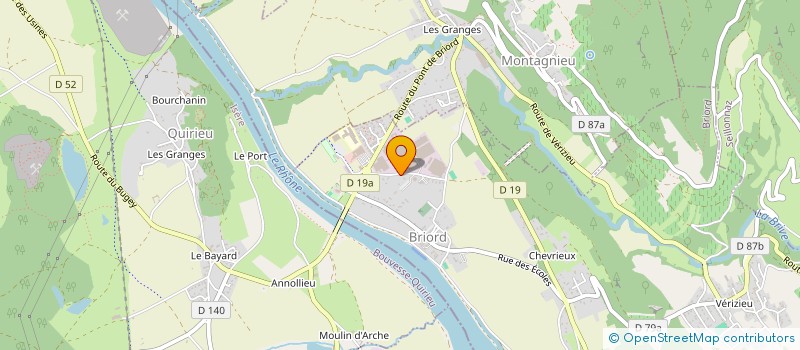 localisation de l'entreprise LACAVE QUENTIN  BRIORD